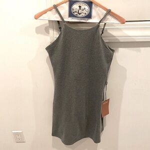 NWT Girlfriend Collective Naomi workout dress Medium light grey